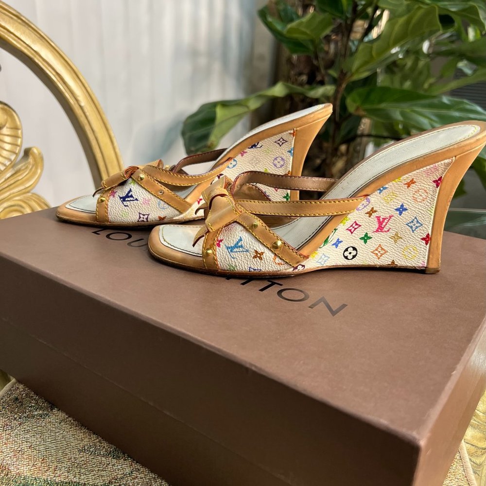 Louis Vuitton Multi-Color Wedge